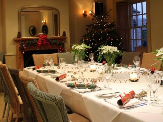 Book now for the Christmas menu at The Falcon at Fotheringhay