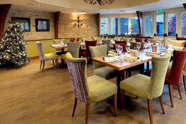 It won't belong now before you are greeted with a restaurant looking like this - The Crown Inn, Elton