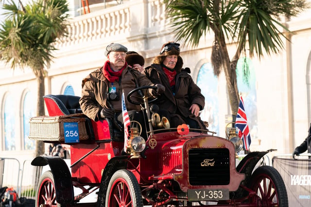 Several of the makes represented at this year’s run ­­– such as Ford Fiat (shown above), Renault, Peugeot, Daimler, Vauxhall and Mercedes – will be familiar to today’s motorists.