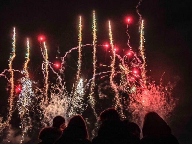 Northampton Town Council's Firework Display at The Racecourse in Northampton on Saturday, November 6 2021. Photo: Kirsty Edmonds
