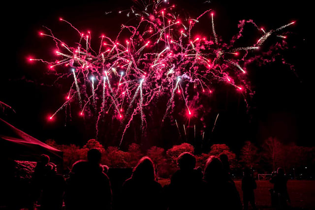 Northampton Town Council's Firework Display at The Racecourse in Northampton on Saturday, November 6 2021. Photo: Kirsty Edmonds