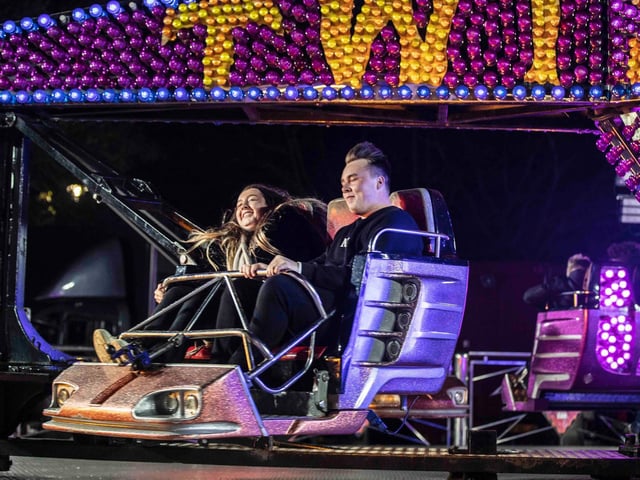 Northampton Town Council's Firework Display at The Racecourse in Northampton on Saturday, November 6 2021. Photo: Kirsty Edmonds