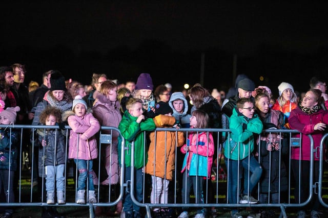 Northampton Town Council's Firework Display at The Racecourse in Northampton on Saturday, November 6 2021. Photo: Kirsty Edmonds