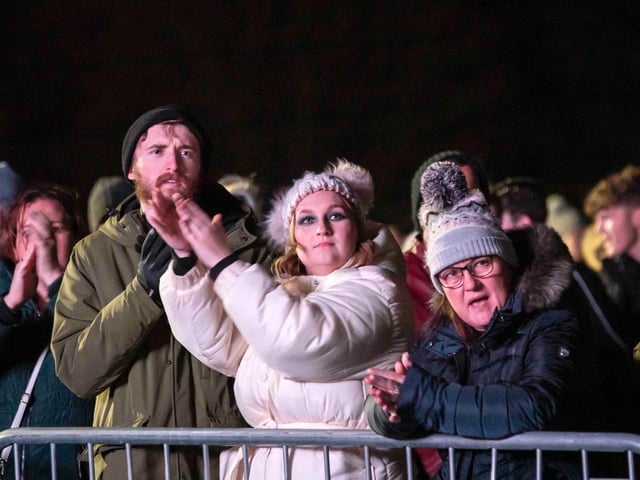 Northampton Town Council's Firework Display at The Racecourse in Northampton on Saturday, November 6 2021. Photo: Kirsty Edmonds