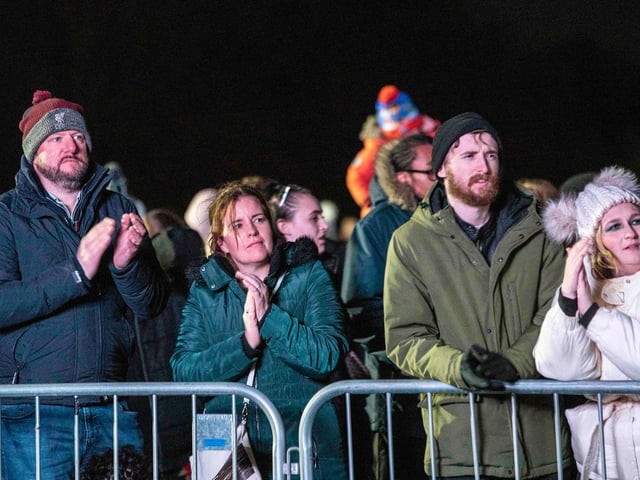 Northampton Town Council's Firework Display at The Racecourse in Northampton on Saturday, November 6 2021. Photo: Kirsty Edmonds
