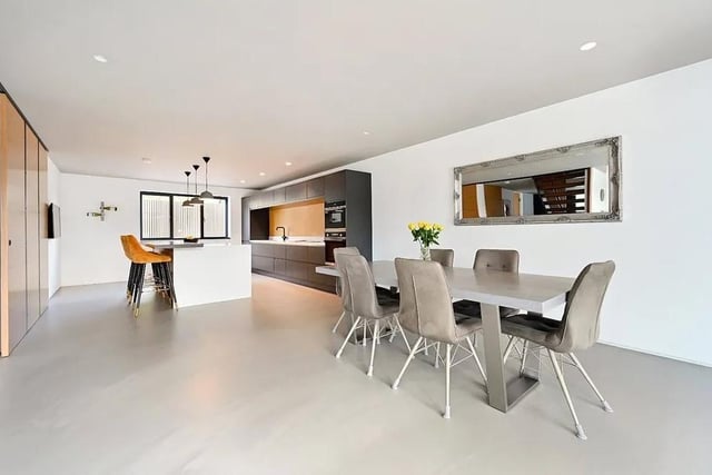 The home has been finished to a very high standard with a contemporary aesthetic. Picture: Mishon Mackay.