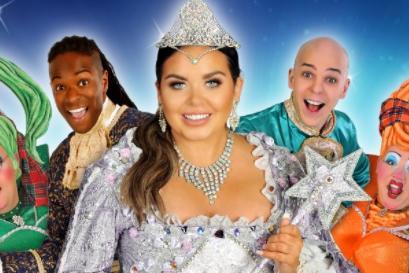 Cinderella at the Hawth in Crawley stars TV's Scarlett Moffat and Baby Club presenter Nigel Clarke from December 10, 2021 until January 2, 2022.