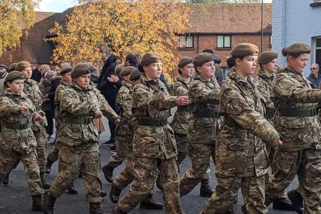 Pictures from the Remembrance Sunday service in 2019.