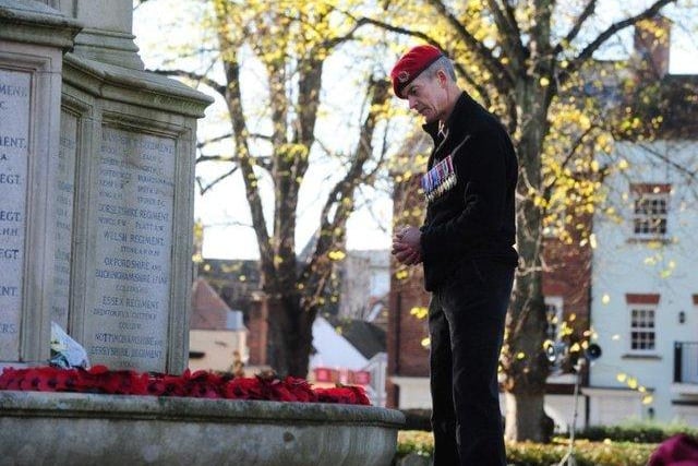 Pictures from the Remembrance Sunday service in 2017