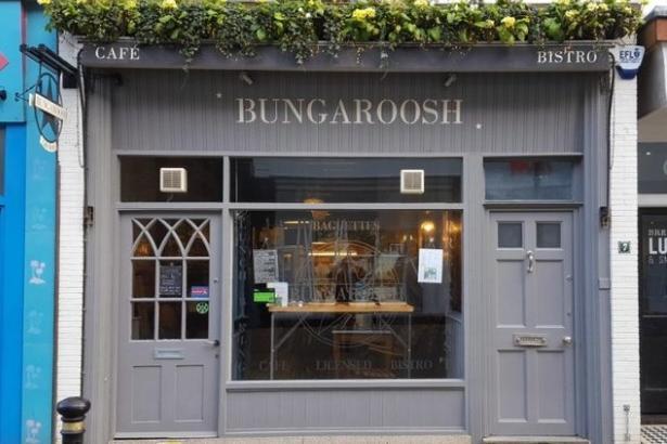 Bungaroosh Cafe Bistro, in Bath Place, has a rating of 5 from 193 reviews. Photo: Google Street View