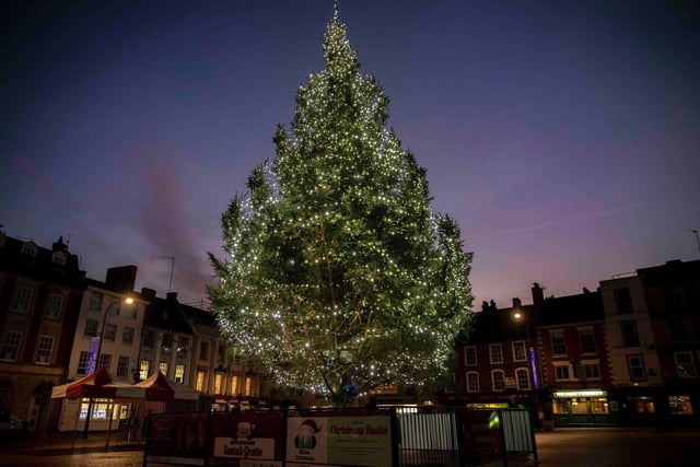 Northampton lit up for Christmas. Photo: Kirsty Edmonds.
