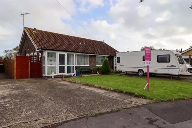 This presented semi-detached bungalow, situated in a cul-de-sac location, in the popular area of Rose Green is on the market for £270,000.