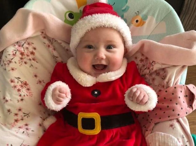 Isla was born on August 11, weighing a tiny five pounds and 15 ounces.