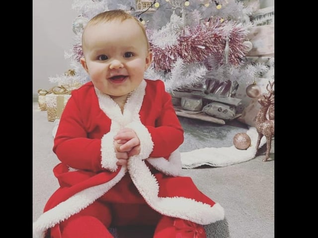 Isabella-rose Farrell was born on March 20 at 2.44am after her birth was induced at 41 weeks. She weighed seven pounds and 10 ounces.