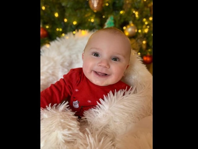 Kit Henry Jonathan Rutter was born on May 13, weighing seven pounds and three ounces.