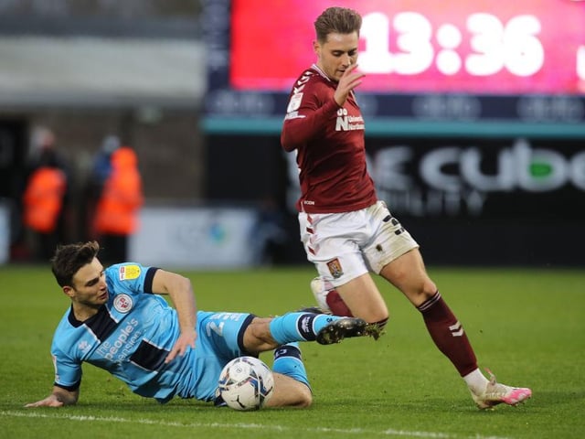 The lack of service and support made it a very lonely and frustrating first-half. Better in the second, especially when Cobblers got bodies round him, but in truth he never really looked like scoring... 5.5