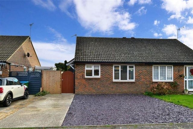 This refurbished semi-detached bungalow for the over-60s only, in Osprey Gardens, Bognor Regis, is on the market for £208,500 with Homewise.