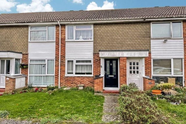 This terraced family home, in Warblers Way, Bognor Regis, is on the market for £245,000 with Your Move.