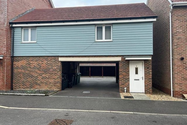 This first floor apartment, in Cosens Way, Felpham, is on the market for £240,000 with Fox & Sons.