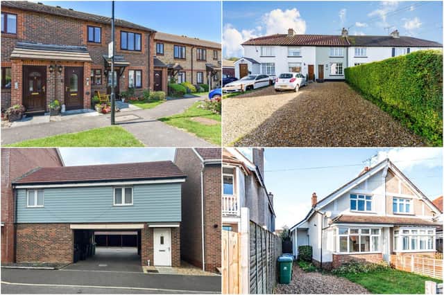 These 2-bed homes in the Chichester and Arun districts are on the market for £250k or less