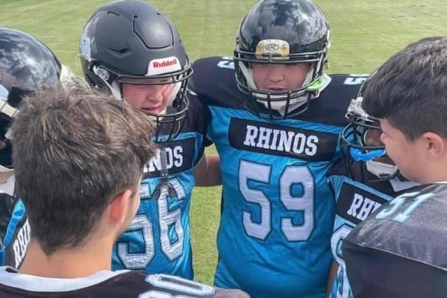 Rugby Rhinos American Football welcome both boys and girls