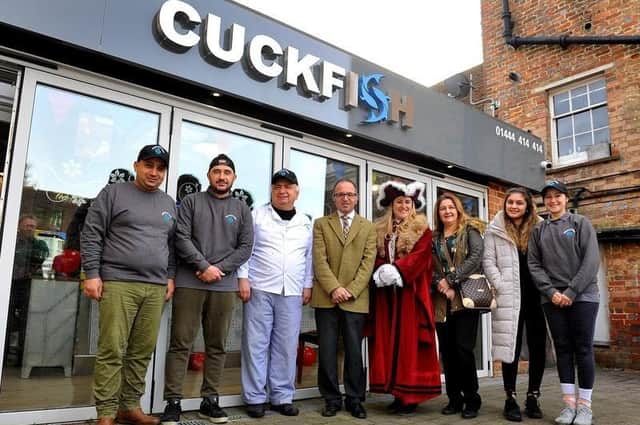 Cuckfish at unit 3 of The Clock House in Cuckfield High Street is one of the best places for fish and chips in the district.