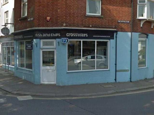 Crossways Fish and Chips in Hurstpierpoint High Street has 4.7 stars out of five from 102 Google reviews. One reviewer said they offered 'quite possibly (probably) the best fish and chips I've ever had.' Picture: Google Street View.
