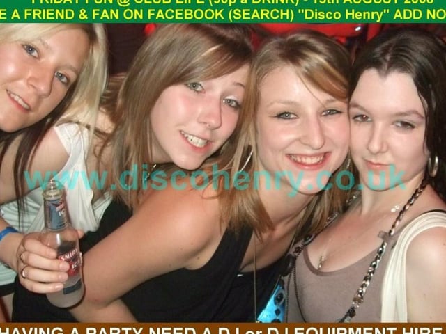 A '90p a drink' Friday night out at Club Life in Northampton. Photo: Disco Henry