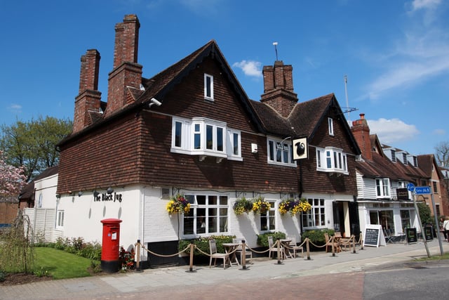 The Black Jug in Horsham was rated four out of five from 526 reviews