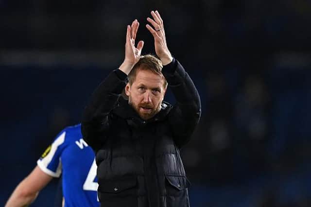 Brighton and Hove Albion head coach Graham Potter has guided his team to ninth in the Premier League