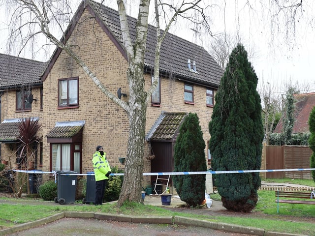 Sussex Police said detectives are investigating the death of a 55-year-old woman at a house in Stonefield Way, Burgess Hill. Police said a 79-year-old man from Burgess Hill has been arrested on suspicion of murder and remains in police custody. Photo: Eddie Mitchell.