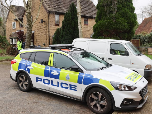 Sussex Police said detectives are investigating the death of a 55-year-old woman at a house in Stonefield Way, Burgess Hill. Police said a 79-year-old man from Burgess Hill has been arrested on suspicion of murder and remains in police custody. Photo: Eddie Mitchell.