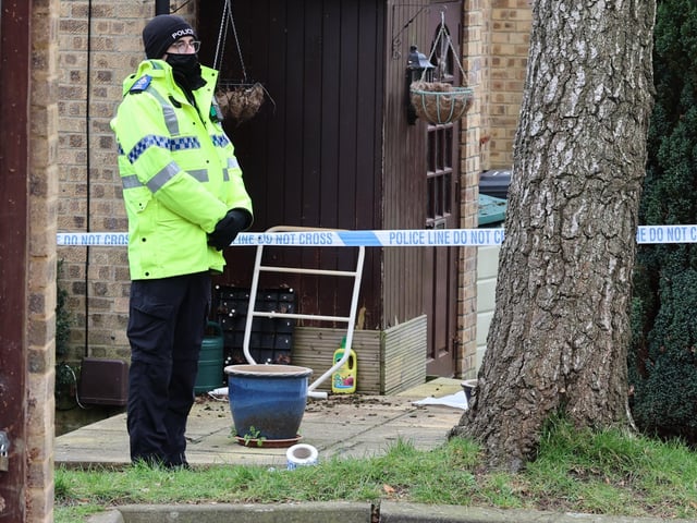 Sussex Police said detectives are investigating the death of a 55-year-old woman at a house in Stonefield Way, Burgess Hill. Police said a 79-year-old man from Burgess Hill has been arrested on suspicion of murder and remains in police custody. Photo: Eddie Mitchell.