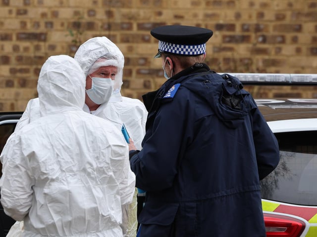 Sussex Police said detectives are investigating the death of a 55-year-old woman at a house in Stonefield Way, Burgess Hill. Police said a 79-year-old man from Burgess Hill has been arrested on suspicion of murder and remains in police custody. Photo: Eddie Mitchell.