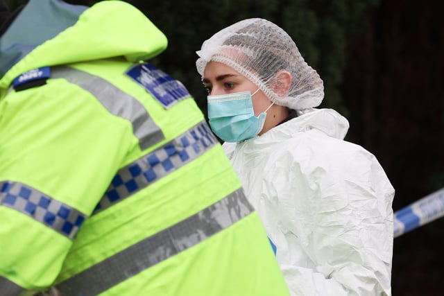 Sussex Police said detectives are investigating the death of a 55-year-old woman at a house in Stonefield Way, Burgess Hill. Police said a 79-year-old man from Burgess Hill has been arrested on suspicion of murder and remains in police custody. Photo: Eddie Mitchell.