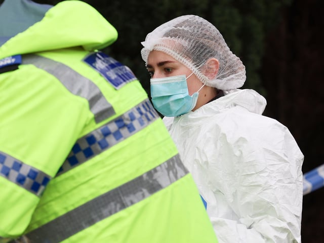 Sussex Police said detectives are investigating the death of a 55-year-old woman at a house in Stonefield Way, Burgess Hill. Police said a 79-year-old man from Burgess Hill has been arrested on suspicion of murder and remains in police custody. Photo: Eddie Mitchell.