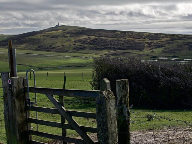 Martin Rumary took this photo with his iPhone whilst out on one of his favourite walks - from Crowlink to BelleTout lighthouse. SUS-220202-111516001