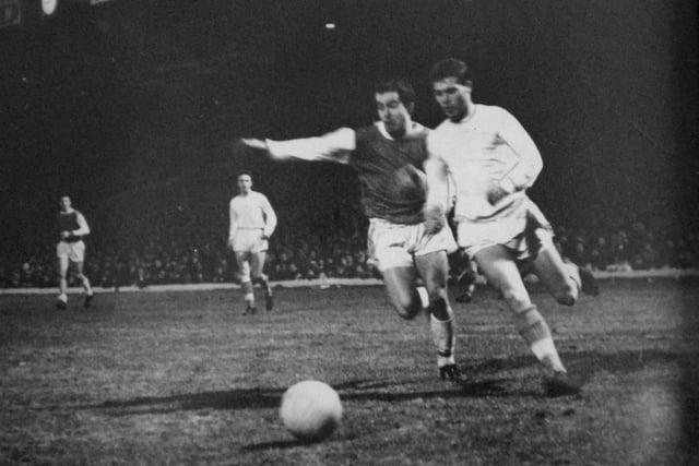 Another club record crowd (one that still stands) saw Posh draw with Second Division Swansea at London Road in a fifth round tie before Deakin was the matchwinner in the replay (pictured). 
February 20, 1965. Posh 0, Swansea 0. Att: 30.096. Swansea 0, Posh 2 (Deakin 2). Att: 29,948.