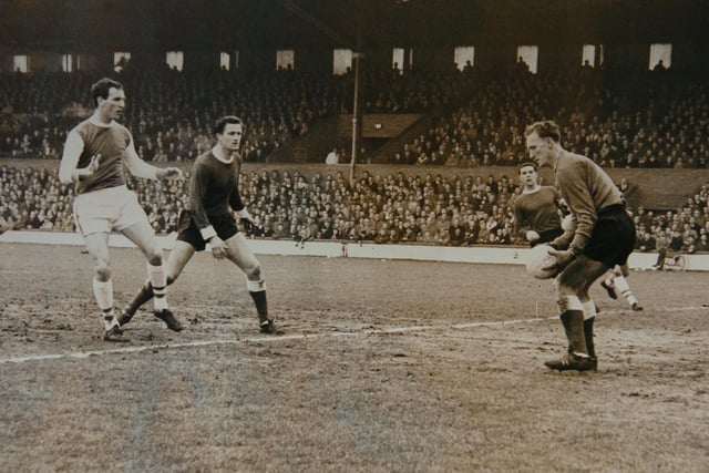 A hat-trick of Dougan (pictured, left) headers saw off Division Four side Chesterfield in the third round. January 9, 1965. Posh 3, Chesterfield 0. (Dougan 3). Att: 11,162.