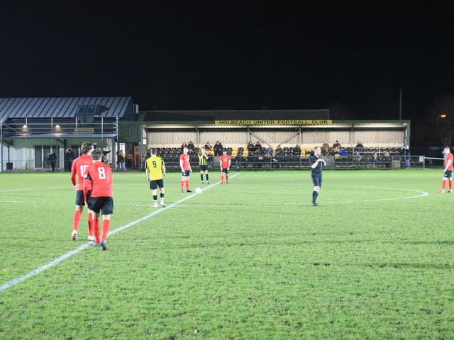 Holbeach United v Sleaford Town. Photo: Oliver Atkin