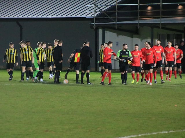 Holbeach United v Sleaford Town. Photo: Oliver Atkin