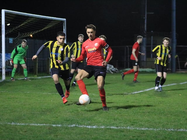 Holbeach United v Sleaford Town. Photo: Oliver Atkin