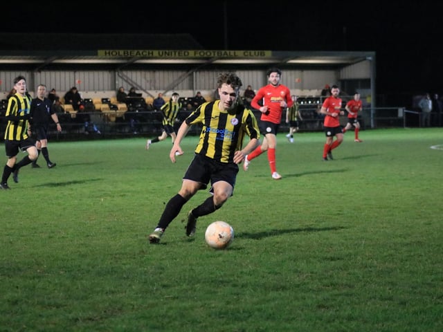 Holbeach United v Sleaford Town. Photo: Oliver Atkin
