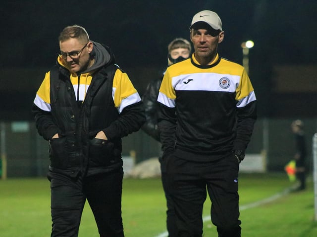 Holbeach United v Sleaford Town. Photo: Oliver Atkin