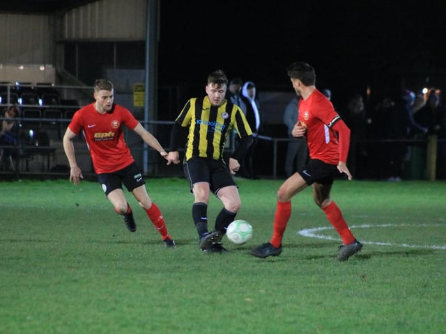 Holbeach United v Sleaford Town. Photo: Oliver Atkin