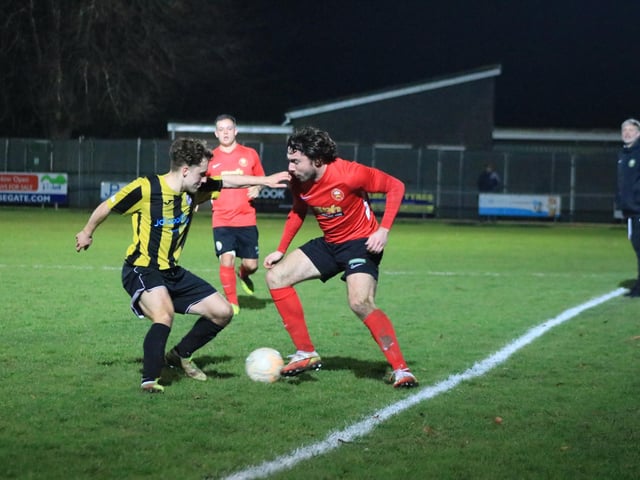 Holbeach United v Sleaford Town. Photo: Oliver Atkin