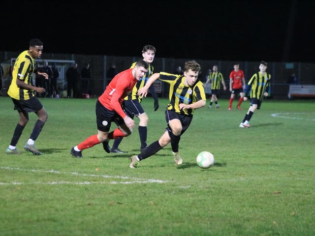 Holbeach United v Sleaford Town. Photo: Oliver Atkin