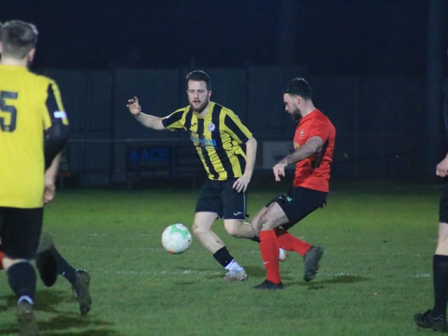 Holbeach United v Sleaford Town. Photo: Oliver Atkin
