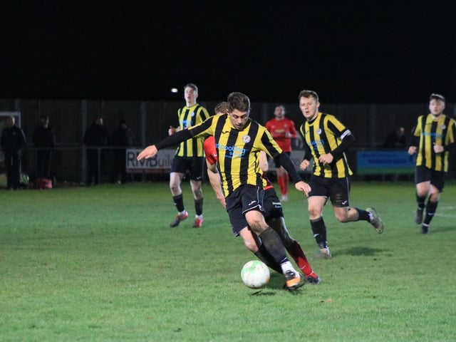 Holbeach United v Sleaford Town. Photo: Oliver Atkin