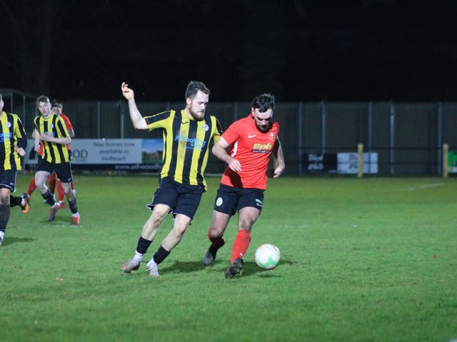 Holbeach United v Sleaford Town. Photo: Oliver Atkin